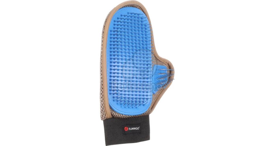 Flamingo Pienna kutya szőrtelenítő kesztyű sörtékkel  1 db