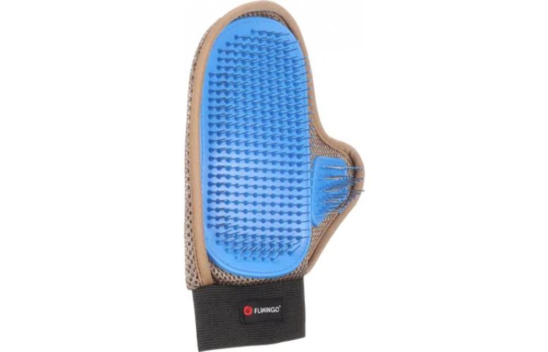 Flamingo Pienna kutya szőrtelenítő kesztyű sörtékkel  1 db