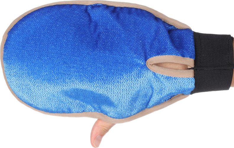 Flamingo Weva 3 az 1-ben masszírozó, szőrtelenítő és állatszőr eltávolító kesztyű  1 db