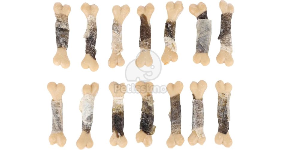 Flamingo Hapki Snack - csontok halbőrrel  85 g