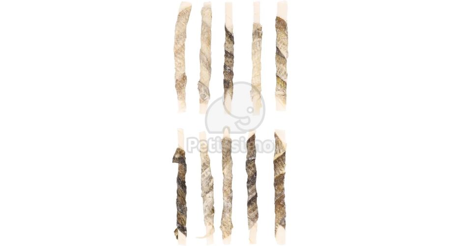 Flamingo jutalomfalat - nyersbőr rúdakra tekert halbőr  85 g