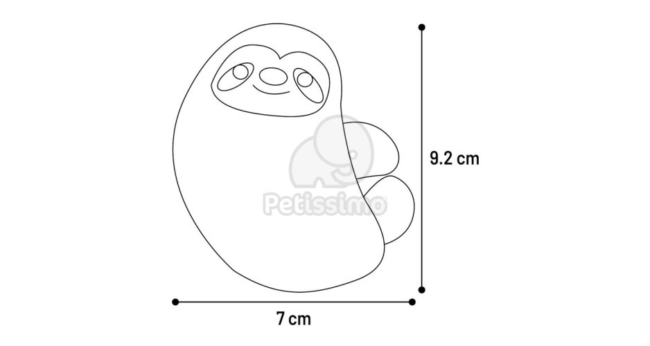 Flamingo Blaro lajhár macskajáték  Kék - 7 x 4.5 x 9.2 cm