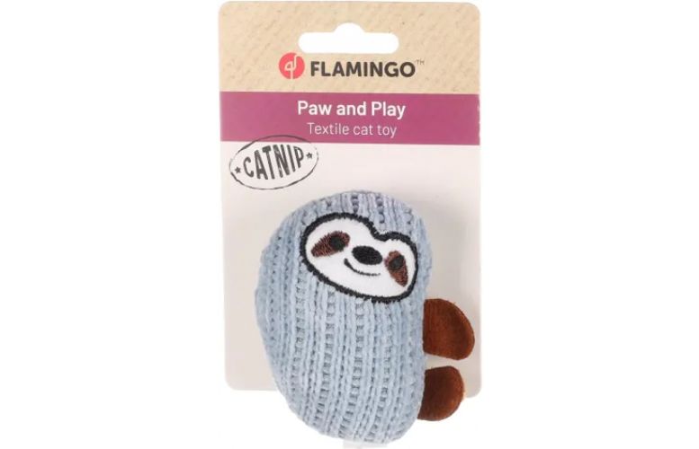 Flamingo Blaro lajhár macskajáték  Kék - 7 x 4.5 x 9.2 cm