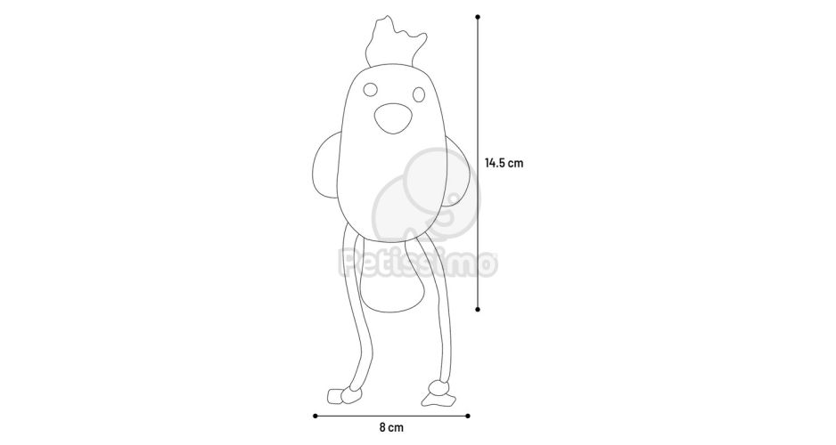 Flamingo Blaro madár macskajáték  Piros 1 db