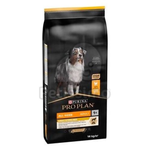 Purina Pro Plan All Sizes Adult Light/Sterilised - csirkés száraz kutyaeledel  14 kg