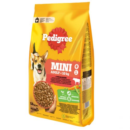 PEDIGREE SZÁRAZ ADULT S MINI MARHA  12 kg