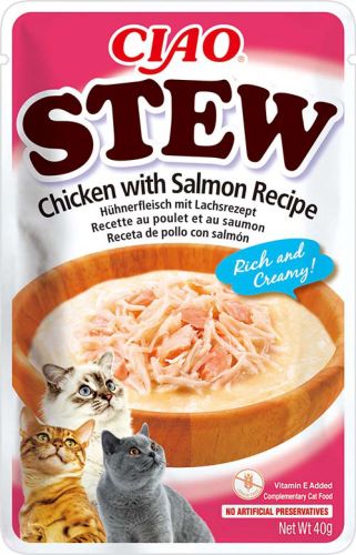 Inaba Cat Churu Ciao Stew - csirke-lazac  40 g