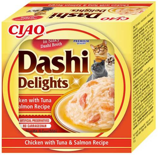 Inaba Cat Ciao Dashi Delights - csirke-tonhal-lazac  70 g