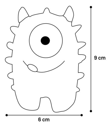 Flamingo latex játék - Bibber szörnyek  1 db