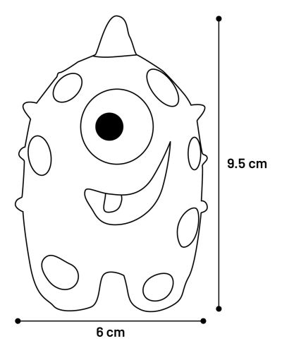 Flamingo latex játék - Bibber szörnyek  1 db