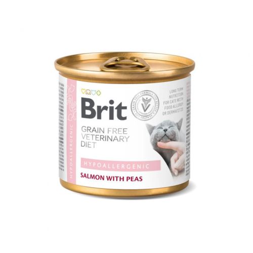 Brit Veterinary Diet hipoallergén konzerv macskákank  200 g