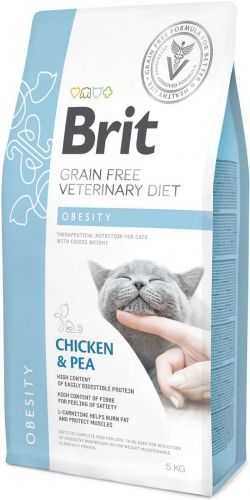 Brit Veterinary Diet diétás táp túlsúlyos macskáknak  5 kg