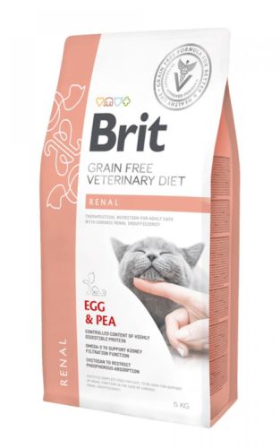 Brit Veterinary Diet vesediétás táp macskáknak  5 kg