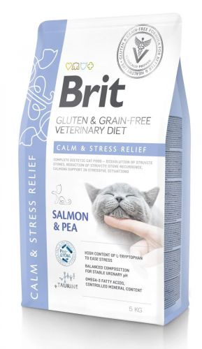 Brit Veterinary Diet nyugtató hatású táp macskáknak  5 kg