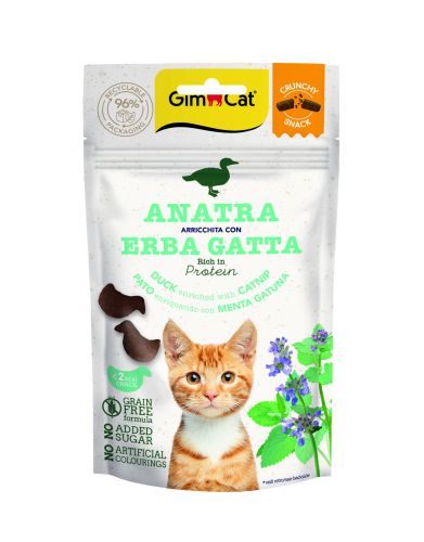 GimCat Crunchy Snack - kacsa-macskamenta  50 g