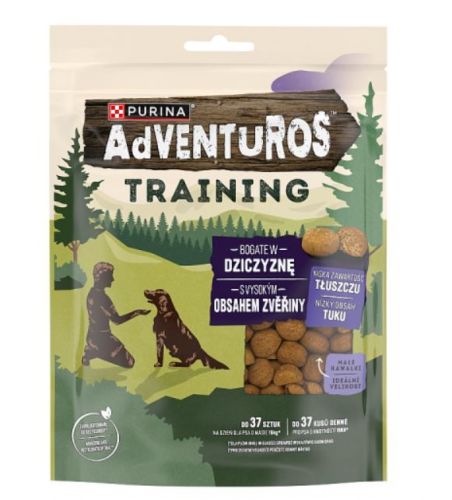 Adventuros Training - szarvas ízű jutalomfalat kutyák számára  115 g