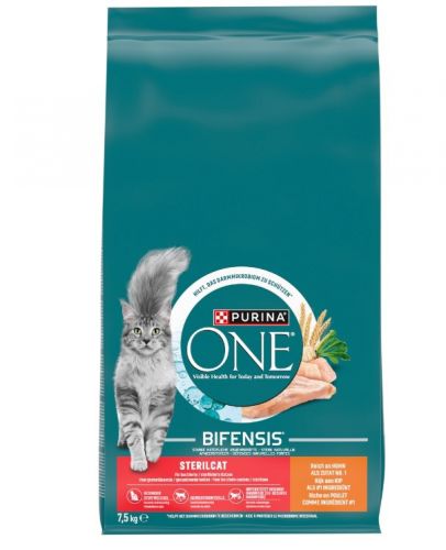 Purina ONE Bifensis Adult Sterilcat Chicken  7.5 kg