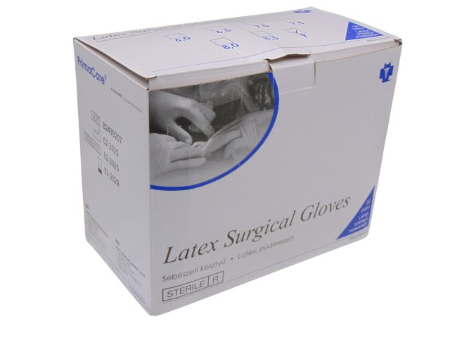 PrimaCare steril latex sebészeti kesztyű 9-es   100 db