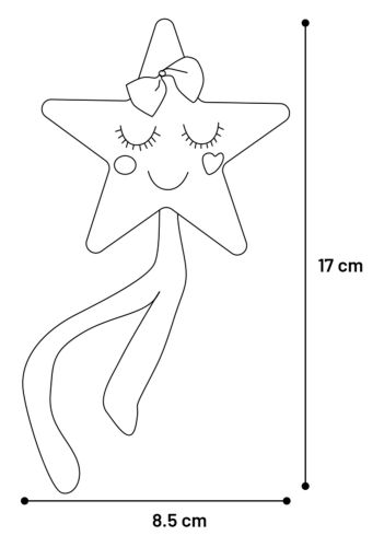 Flamingo macskajáték - Lovu csillag macskamentával  1 db