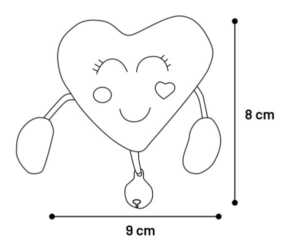 Flamingo macskajáték - Lovu szív macskamentával  1 db