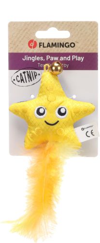 Flamingo macskajáték - Strellow csillag macskamentával  1 db