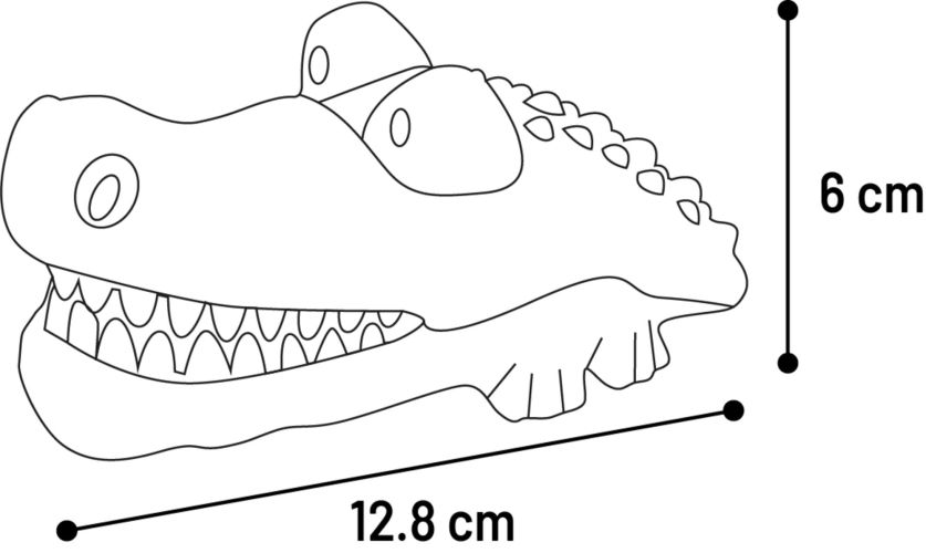 Flamingo játék - Snekky krokodil  1 db