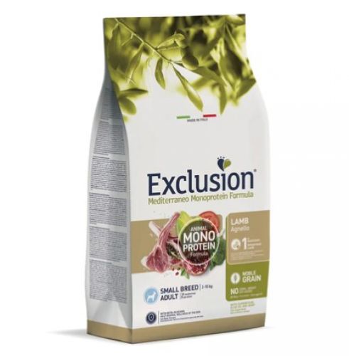 Exclusion Mediterraneo Monoprotein Lamb Small Breed száraz kutyatáp  2 kg