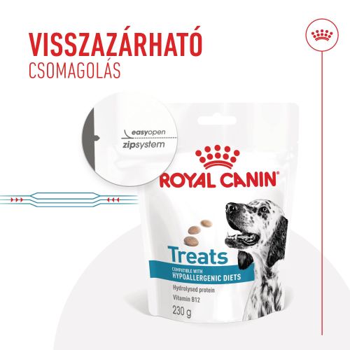 Royal Canin Treats Hypoallergenic Diets - jutalomfalat hipoallergén étrend kiegészítésére  230 g