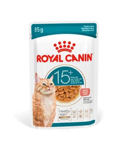 Royal Canin Ageing 15+ - szószos nedves táp idős macskák számára  85 g