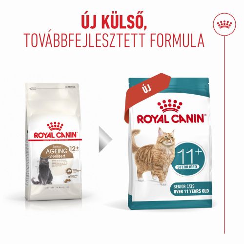 Royal Canin Ageing 11+ Sterilised - száraztáp idős, ivartalanított macskák számára  2 kg