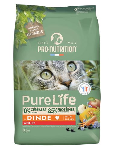 Pro-Nutrition PureLife Cat Adult Turkey 8 kg