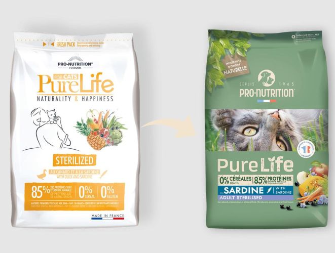 Pro-Nutrition PureLife Cat Adult Sterilised Sardine 8 kg