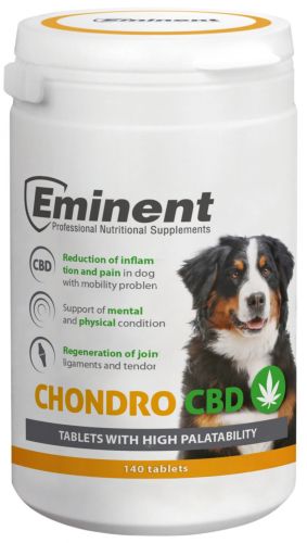 Eminent Chondro CBD kutyák számára  140 tabletta