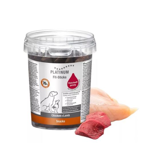 Platinum Fit-Sticks Chicken+Lamb- jutalomfalat csirke+bárány kutyák számára  300 g