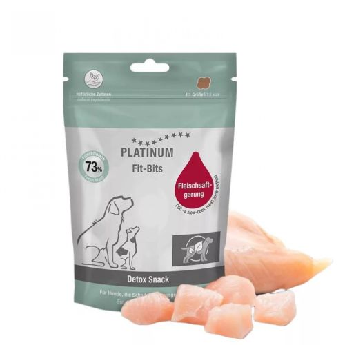 Platinum Fit-Bits Detox - funkcionális jutalomfalat kutyák számára  150 g