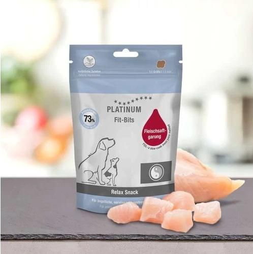 Platinum Fit-Bits Relax - funkcionális jutalomfalat kutyák számára  150 g