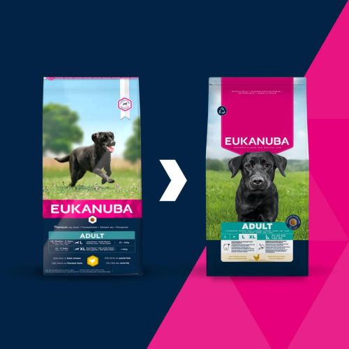 Eukanuba Life Care Adult L/XL Chicken - szárazeledel nagytestű felnőtt kutyák számára csirkével  15 kg