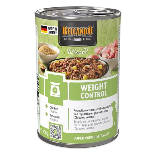 Belcando Vetline Weight Control - konzerv a túlzott testtömeg csökkentésére kutyák számára  400 g