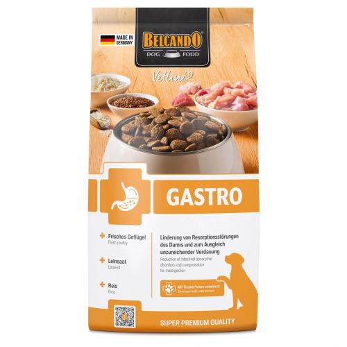 Belcando Vetline Gastro - szárazeledel bélrendszeri rendellenességek csökkentésére kutyák számára  1.8 kg