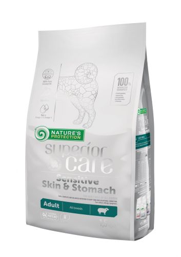 Natures Protection Superior Care Dog Adult Sensitive Skin & Stomach Lamb 1.5 kg