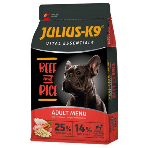 Julius-K9 Vital Essentials Adult Menu - Beef & Rice  3 kg
