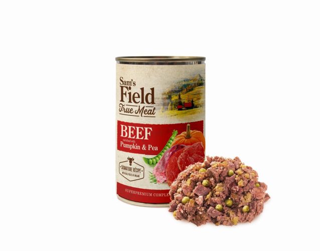 Sam's Field True Meat Beef enriched with Pumpkin & Pea  400 g