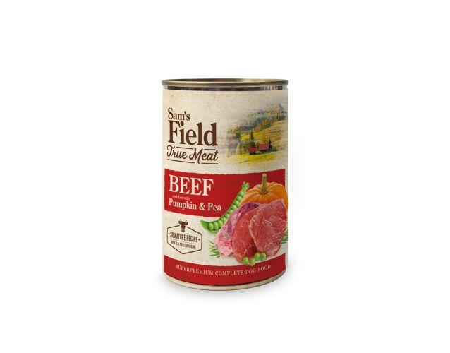 Sam's Field True Meat Beef enriched with Pumpkin & Pea  400 g