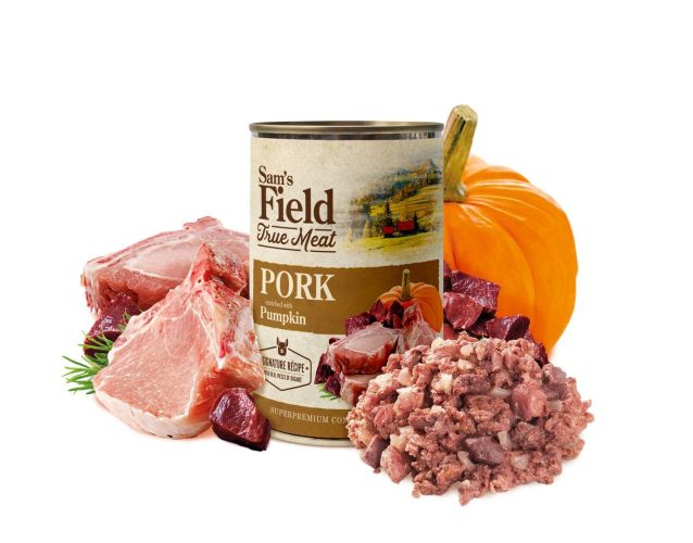 Sam's Field True Meat Pork enriched with Pumpkin 400 g