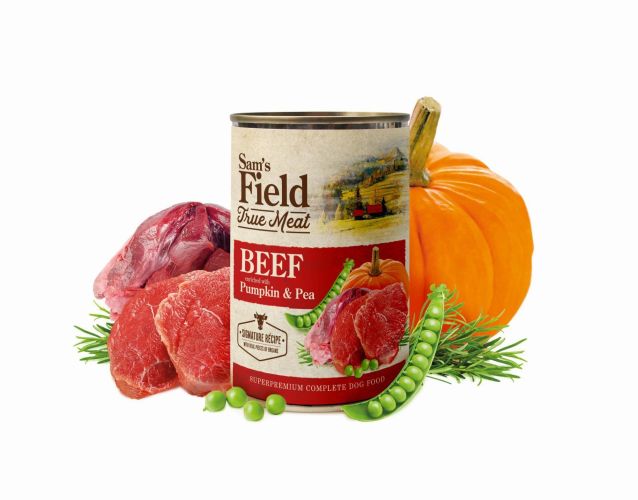 Sam's Field True Meat Beef enriched with Pumpkin & Pea  800 g