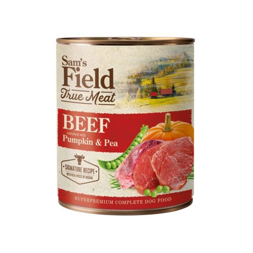 Sam's Field True Meat Beef enriched with Pumpkin & Pea  800 g