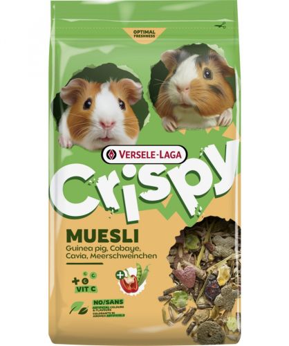 Versele-Laga Crispy Muesli Guinea Pig - keverék tengerimalacok számára 2 x 2.5 kg