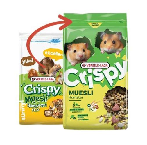 Versele-Laga Crispy Muesli Hamster - keverék (törpe)hörcsögök számára 9 kg