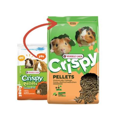 Versele-Laga Crispy Pellets Guinea Pig - pellet tengerimalacok számára 2 kg