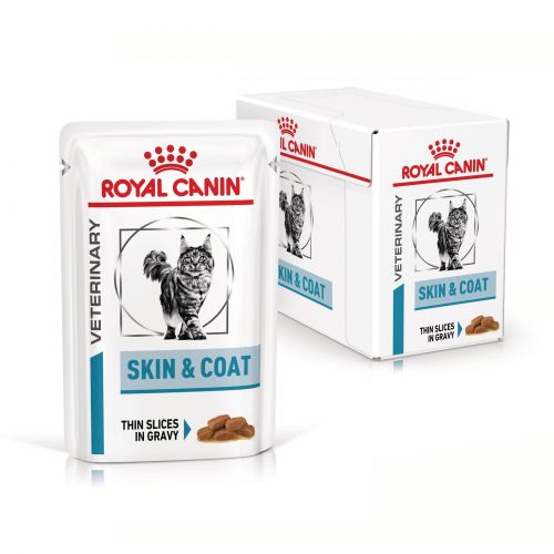 Royal Canin Feline Skin & Coat Coat Formula Wet - Alutasakos 12 x  85 g
